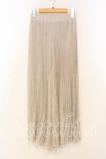 画像1: axes femme / シフォンプリーツパンツ F 生成り O-26-01-08-078-AX-PA-YM-ZT532 (1)