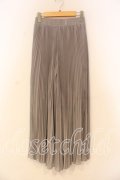 axes femme / シフォンプリーツパンツ F グレー O-26-01-08-079-AX-PA-YM-OS