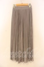 画像2: axes femme / シフォンプリーツパンツ F グレー O-26-01-08-079-AX-PA-YM-ZT532 (2)