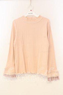 画像1: axes femme / プリーツチュールメロープルオーバー F ピンク O-26-01-08-080-AX-TO-YM-OS