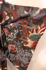 画像4: Qutie Frash / 2025 浴衣3点SET  ブラックＸレッド O-26-01-08-001-QU-OP-YM-OS (4)