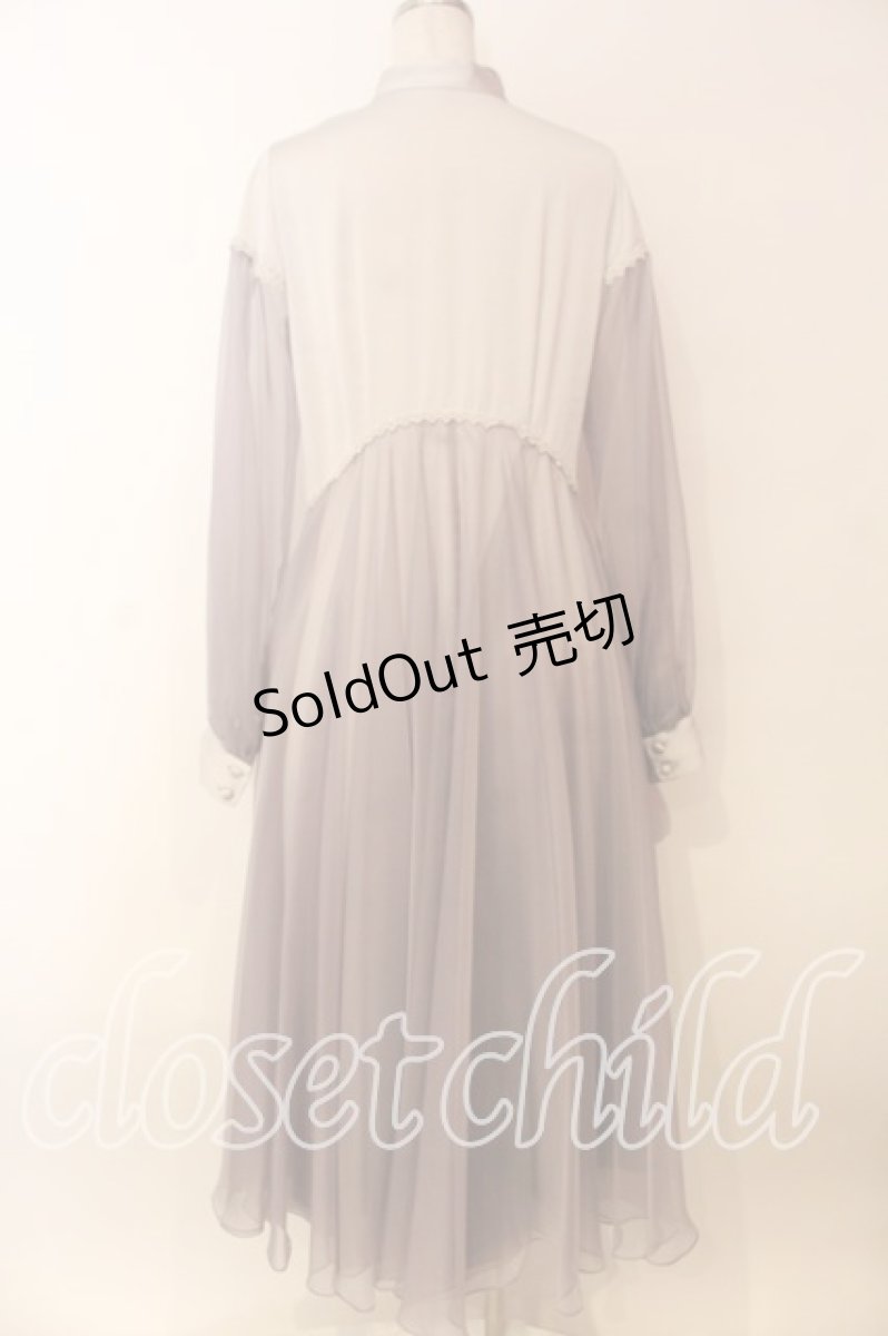 画像5: abilletage / Dorothy バックフレアワンピース  ラベンダーグレー O-26-01-08-008-GO-OP-IG-ZI (5)