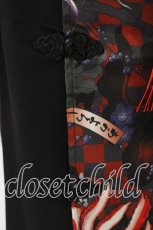 画像5: Qutie Frash / 2025 浴衣3点SET  ブラックＸレッド O-26-01-08-001-QU-OP-YM-OS (5)