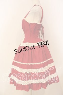 画像4: ALICE and the PIRATES / ミランダジャンパースカート  えんじ O-26-01-08-015-PA-OP-OW-OS