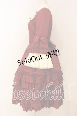 画像3: Pina sweetcollection / ドール姫袖ワンピース  ワイン O-26-01-08-019-LO-OP-OW-OS