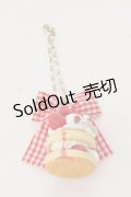 チェルシィ / いちごのお茶会パンケーキバッグチャーム  アカ×ブラウン系 O-26-01-09-044-LO-AC-IG-OS