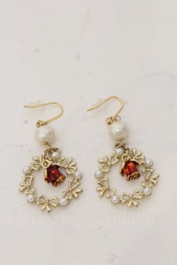 画像1: LOLITA他 / リボンリースピアス  ゴールド O-26-01-09-047-0-AC-IG-ZT0111D