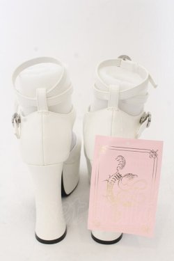 画像3: metamorphose / ヒールストラップシューズ S シロ O-26-01-09-049-ME-SH-IG-ZT0111D