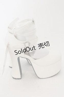 画像4: metamorphose / ヒールストラップシューズ S シロ O-26-01-09-049-ME-SH-IG-ZTK028