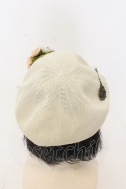 画像3: uf. / ブーケリボンベレー  アイボリー×ホワイト O-26-01-09-005-0-AC-IG-ZT0111D