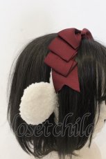 画像3: To Alice / アニマルイヤーカチューシャ  ワイン×シロ O-26-01-09-009-LO-AC-IG-ZT421-F001 (3)