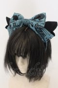 metamorphose / いたずら黒猫Wanted！ネコミミ付きリボンカチューシャ  グリーン O-26-01-09-011-ME-AC-IG-ZT0111D