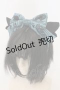 metamorphose / いたずら黒猫Wanted！ネコミミ付きリボンカチューシャ  グリーン O-26-01-09-011-ME-AC-IG-ZT0111D