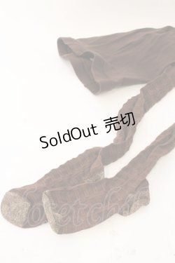 画像1: Q-pot. / メルトチョコレートタイツ  ブラウン O-26-01-09-013-QP-ZA-IG-ZT0111D