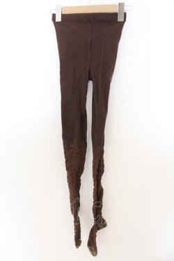 画像2: Q-pot. / メルトチョコレートタイツ  ブラウン O-26-01-09-013-QP-ZA-IG-OS
