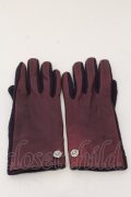 INGEBORG / ラムレザー手袋  ワイン O-26-01-09-024-LO-ZA-IG-OS