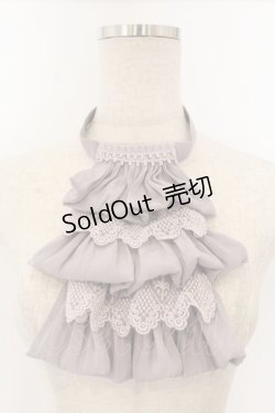 画像1: abilletage / フリルジャボ  ラベンダー O-26-01-09-026-GO-ZA-IG-OS