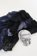 画像3: h.NAOTO /UE ROSE ストール  ブルーローズ×ベースパープル O-26-01-09-027-HN-ZA-IG-ZT421-F003 (3)