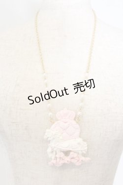 画像1: PM:l / カルーセルネックレス  シロ×ピンク O-26-01-09-032-0-AC-IG-OS