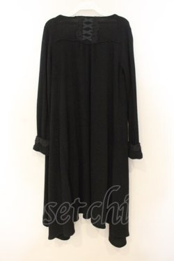 画像2: axes femme / 後ろレースアップトッパーカーディガン M クロ O-26-01-10-030-AX-TO-OW-OS