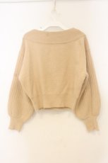 画像2: an another angelus / 袖口パールアンゴラニットプルオーバー  グレー O-26-01-10-032-CA-TO-IG-ZT551 (2)