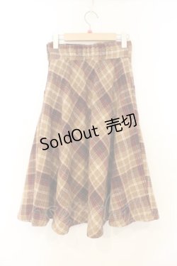 画像2: Fi.n.t / フロントレースアップブランケットスカート  ブラウン O-26-01-10-035-CA-SK-IG-ZT059