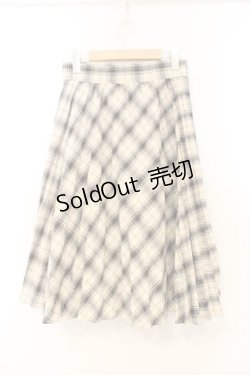 画像2: Fi.n.t / ダブルビット使いチェックプリーツスカート  アイボリー O-26-01-10-036-CA-SK-IG-ZT176