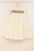 evelyn / タックプリーツスカート  シロ O-26-01-10-043-LO-SK-OW-OS
