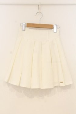 画像1: evelyn / タックプリーツスカート  シロ O-26-01-10-043-LO-SK-OW-OS