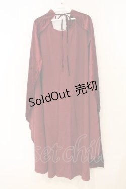 画像1: NO.S PROJECT / 赤ずきんケープ  ワイン O-26-01-10-045-LO-CO-OW-ZT607