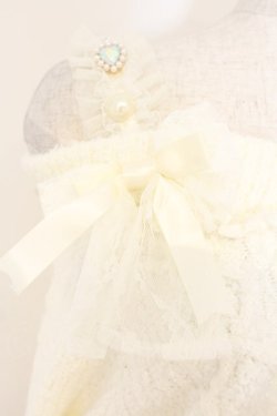 画像2: LIZ LISA / ビジュストラップオフショルニット  シロ O-26-01-10-048-LO-TO-OW-OS