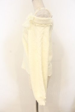 画像3: LIZ LISA / ビジュストラップオフショルニット  シロ O-26-01-10-048-LO-TO-OW-OS