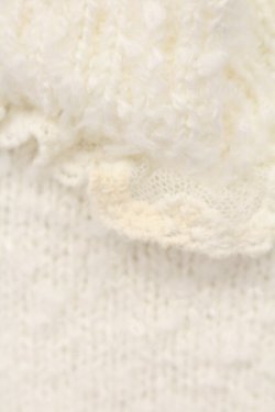 画像5: LIZ LISA / ビジュストラップオフショルニット  シロ O-26-01-10-048-LO-TO-OW-OS