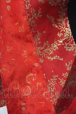 画像3: Qutie Frash / 胸開きチャイナチュニック  レッド O-26-01-10-004-QU-OP-YM-OS