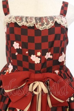 画像2: Doll Paradise / 手毬＆金魚和風プリントジャンパースカート M アカ O-26-01-10-054-LO-OP-OW-OS