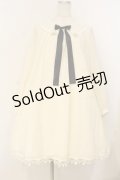 Angelic Pretty / Starry Girl長袖ワンピース  アイボリー O-26-01-10-055-AP-OP-OW-OS