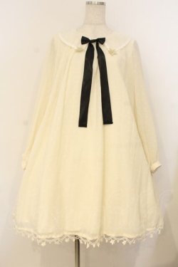 画像1: Angelic Pretty / Starry Girl長袖ワンピース  アイボリー O-26-01-10-055-AP-OP-OW-OS