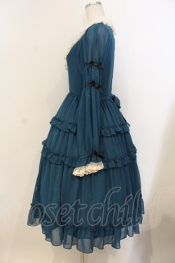 画像3: Innocent World / 大人アリスシフォンドレス M ブルーグリーン O-26-01-10-056-IW-OP-YM-OS