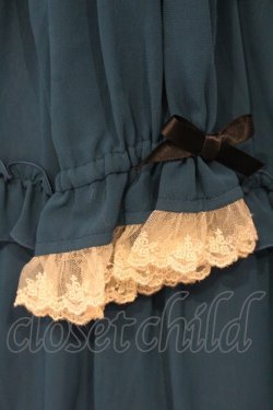 画像4: Innocent World / 大人アリスシフォンドレス M ブルーグリーン O-26-01-10-056-IW-OP-YM-OS