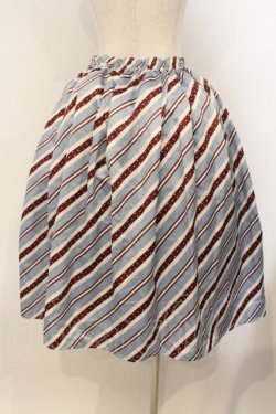 画像2: axes femme kawaii / ストライプスカート M ブルー O-26-01-10-058-AX-SK-YM-OS