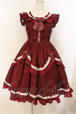 画像1: axes femme kawaii / レディローズジャンスカ M ボルドー O-26-01-10-059-AX-OP-YM-OS