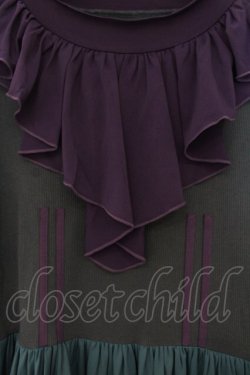 画像2: millna / ジャージロリータエンジェルワンピース  エメラルド O-26-01-10-005-0-OP-OW-OS