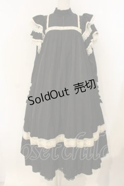 画像1: 星箱works / リリアンヌ姉妹 ロング丈ワンピース  クロ O-26-01-10-061-PU-OP-YM-OS