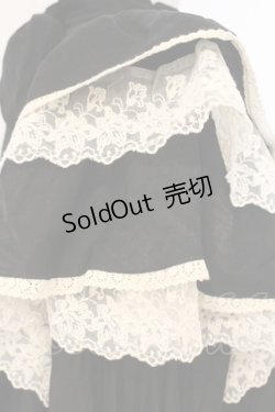 画像4: 星箱works / リリアンヌ姉妹 ロング丈ワンピース  クロ O-26-01-10-061-PU-OP-YM-OS