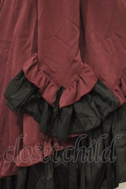 画像4: MARBLE / ゴシック調ダイヤカットタイ付きブラウス型ワンピース  パープル O-26-01-10-064-GO-OP-OW-OS