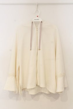 画像1: axes femme / 花粉ガードフレア袖ケープ F キナリ O-26-01-10-006-AX-TO-OW-OS