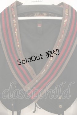 画像2: Ozz oneste / 和柄刺繍ボレロ  ブラック O-26-01-10-074-OO-TO-OW-OS