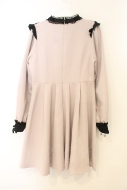 画像3: Rojita / ブローチ付きデコルテレースワンピース F ピンク O-26-01-10-079-LO-OP-OW-OS