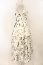 画像4: Victorian maiden / ロココブーケエプロンドレス  ブルー O-26-01-10-081-CL-OP-OW-OS (4)