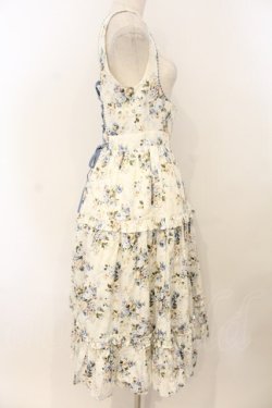 画像4: Victorian maiden / ロココブーケエプロンドレス  ブルー O-26-01-10-081-CL-OP-OW-OS